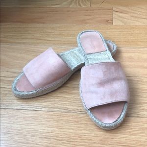 Mint & Rose Olivia Suede Slide Sandals